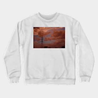 Stormy Night out back in Kansas Crewneck Sweatshirt